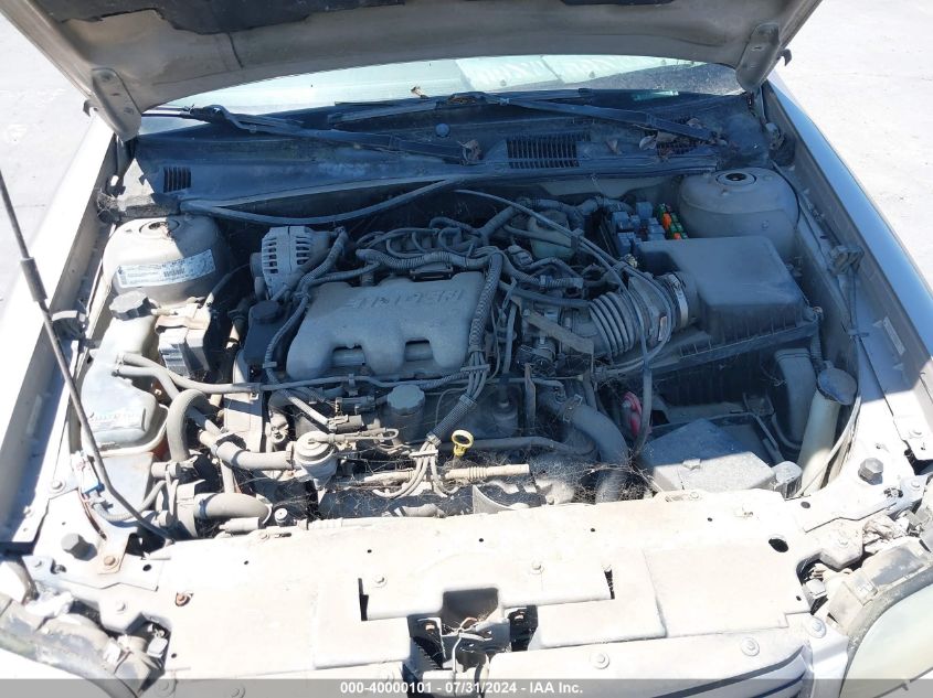 2000 Chevrolet Malibu VIN: 1G1ND52J9Y6168010 Lot: 40000101