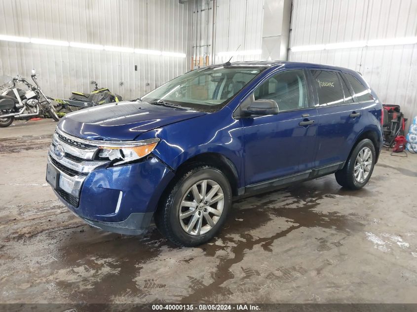 VIN 2FMDK4GC9EBA03015 2014 Ford Edge, SE no.2