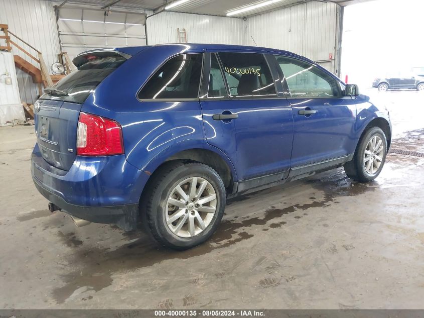 VIN 2FMDK4GC9EBA03015 2014 Ford Edge, SE no.4