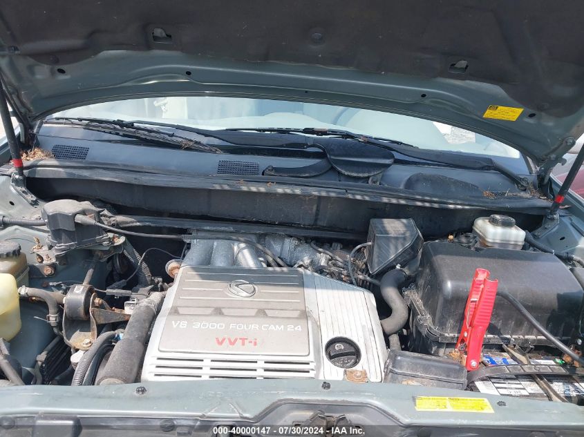 2001 Lexus Rx 300 VIN: JTJHF10U710184040 Lot: 40000147