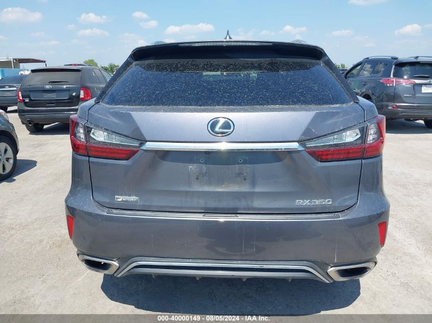 2017 Lexus Rx 350 F Sport VIN: 2T2BZMCA3HC074925 Lot: 40000149