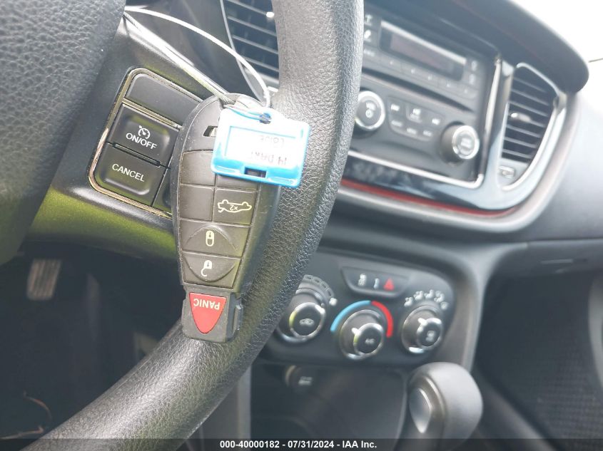 2014 Dodge Dart Sxt VIN: 1C3CDFBB0ED791606 Lot: 40000182