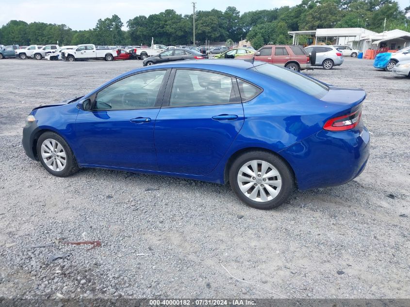 2014 Dodge Dart Sxt VIN: 1C3CDFBB0ED791606 Lot: 40000182