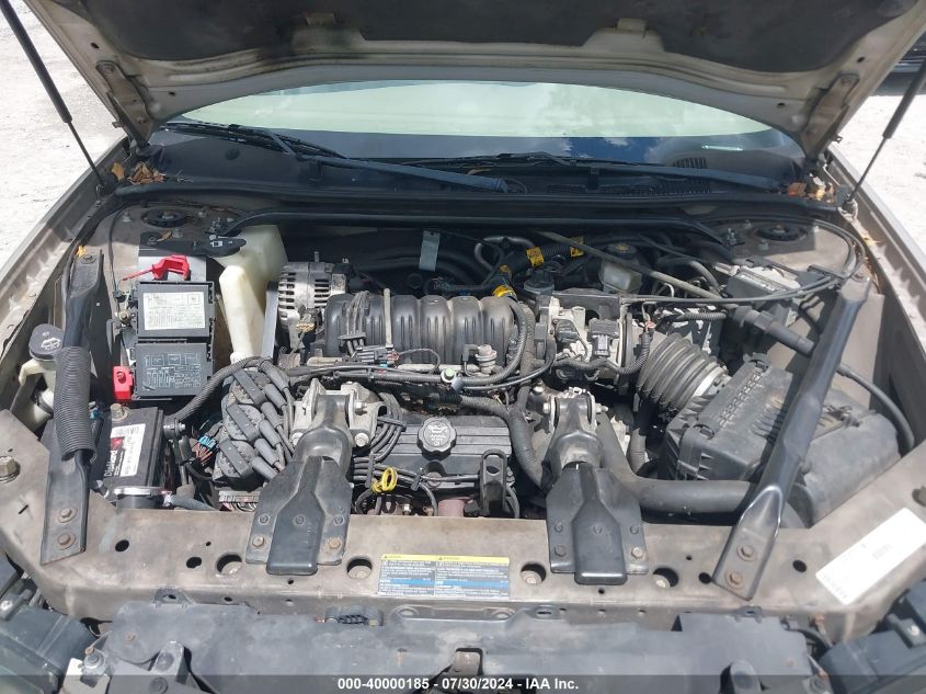 2003 Chevrolet Impala Ls VIN: 2G1WH52K639298331 Lot: 40000185