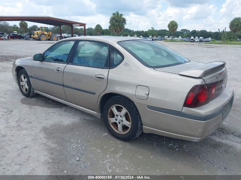 2G1WH52K639298331 | 2003 CHEVROLET IMPALA