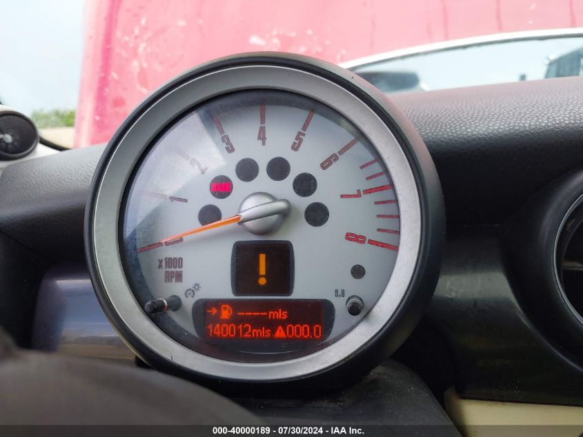 2010 Mini Cooper VIN: WMWMF3C51ATU77333 Lot: 40000189