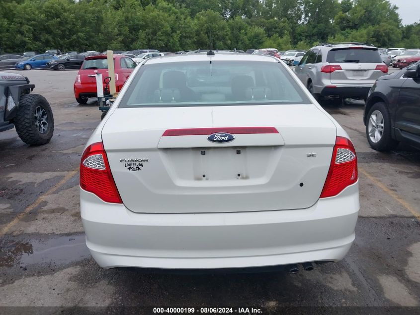 2012 Ford Fusion Se VIN: 3FAHP0HA4CR415019 Lot: 40000199