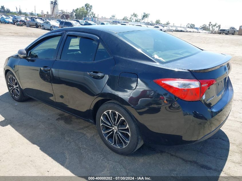 2014 Toyota Corolla L/Le/Le Plus/Le Premium/S/S Plus/S Premium VIN: 5YFBURHE9EP168783 Lot: 40000202