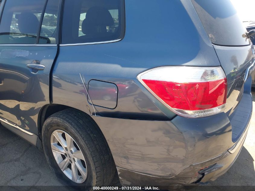 2011 Toyota Highlander Se V6 VIN: 5TDZK3EH0BS034795 Lot: 40000249