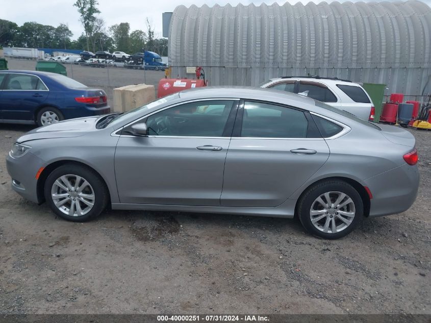 2016 Chrysler 200 Limited VIN: 1C3CCCAB3GN173177 Lot: 40000251