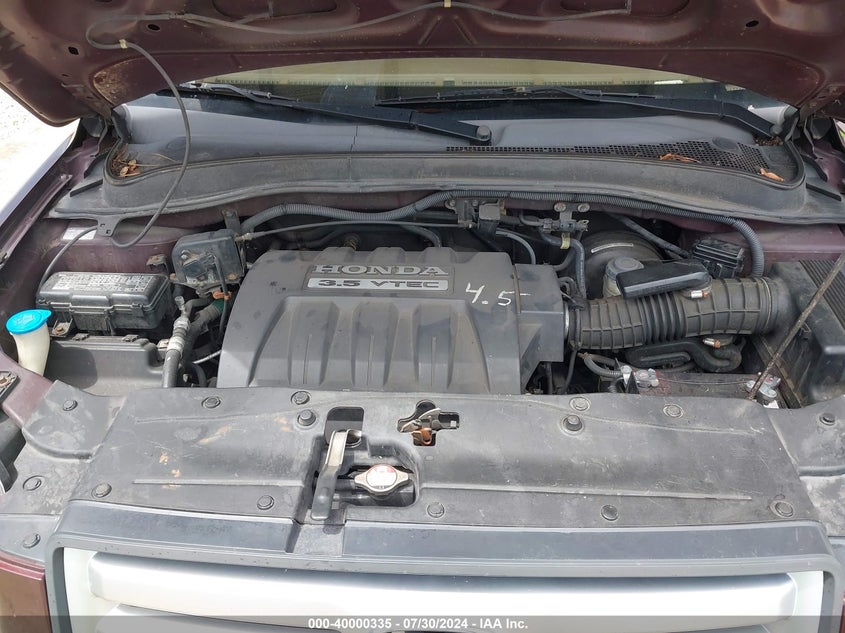 2008 Honda Pilot Ex-L VIN: 5FNYF18648B040286 Lot: 40000335