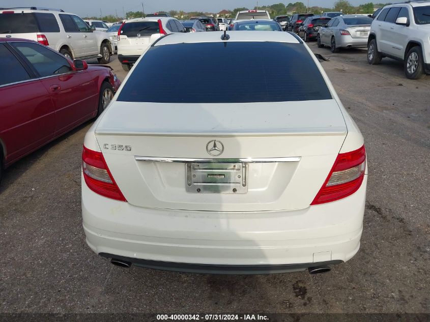 2008 Mercedes-Benz C 350 Sport VIN: WDDGF56X58F140901 Lot: 40000342