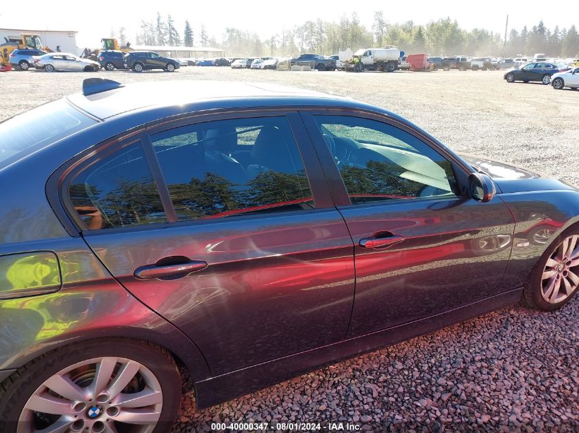 2008 BMW 328I VIN: WBAVA37538NL53432 Lot: 40000347