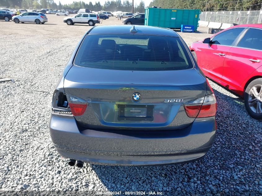 2008 BMW 328I VIN: WBAVA37538NL53432 Lot: 40000347