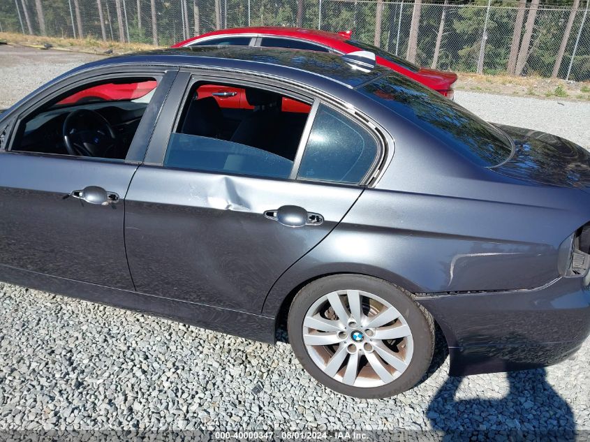 2008 BMW 328I VIN: WBAVA37538NL53432 Lot: 40000347