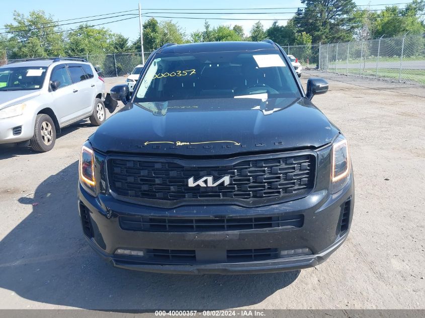 2022 Kia Telluride Sx VIN: 5XYP5DHC7NG236975 Lot: 40000357