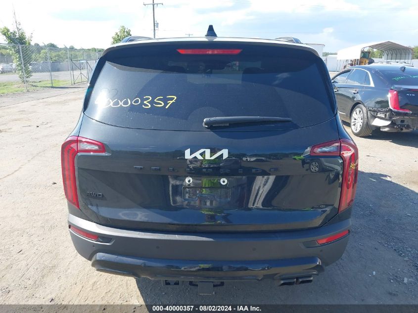 2022 Kia Telluride Sx VIN: 5XYP5DHC7NG236975 Lot: 40000357