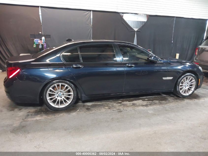 2013 BMW 740Li xDrive VIN: WBAYF4C59DDE23979 Lot: 40000362