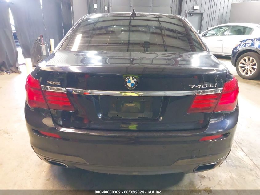 2013 BMW 740Li xDrive VIN: WBAYF4C59DDE23979 Lot: 40000362