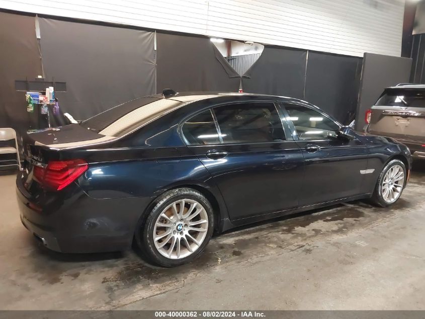 2013 BMW 740Li xDrive VIN: WBAYF4C59DDE23979 Lot: 40000362