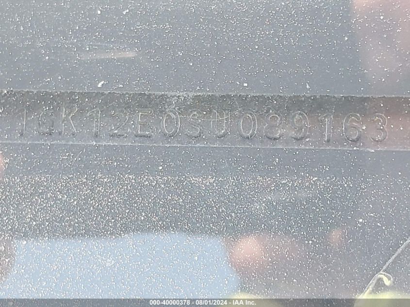 1995 Toyota Camry Le VIN: 4T1GK12E0SU089163 Lot: 40000378