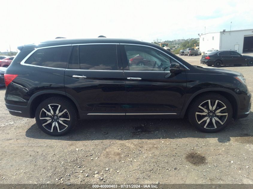 2019 Honda Pilot Elite VIN: 5FNYF6H06KB004339 Lot: 40000403