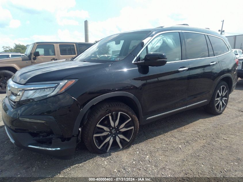 2019 Honda Pilot Elite VIN: 5FNYF6H06KB004339 Lot: 40000403