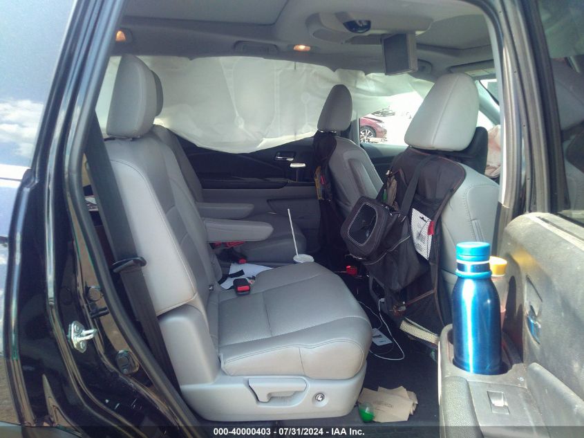 2019 Honda Pilot Elite VIN: 5FNYF6H06KB004339 Lot: 40000403