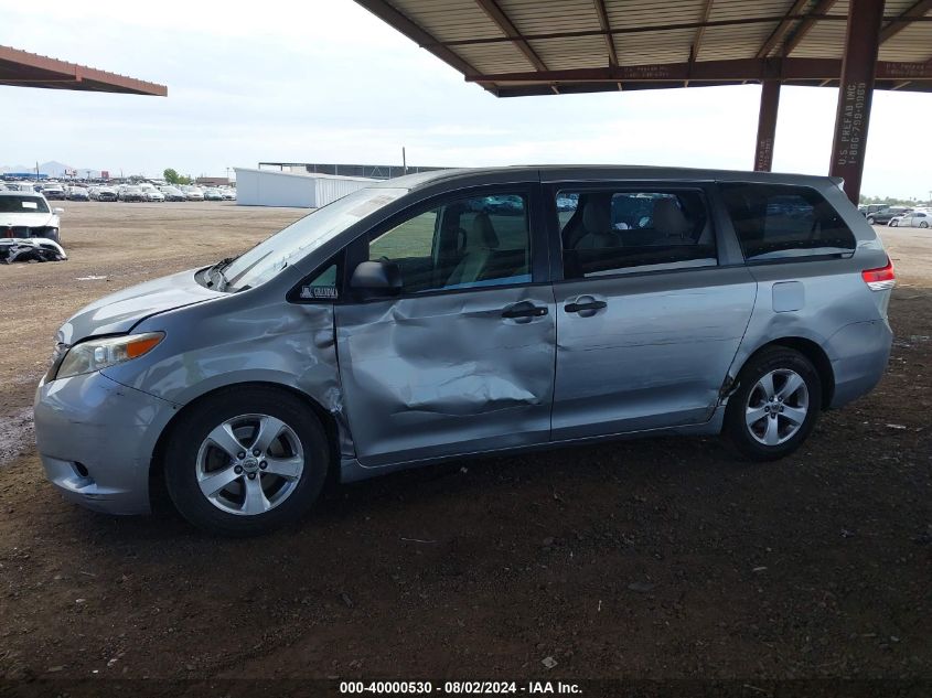 5TDZK3DC7DS360859 2013 Toyota Sienna L V6 7 Passenger