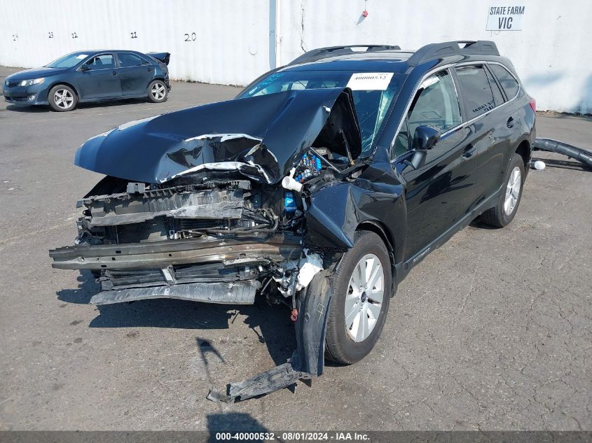 2017 Subaru Outback 2.5I Premium VIN: 4S4BSADC4H3400176 Lot: 40000532