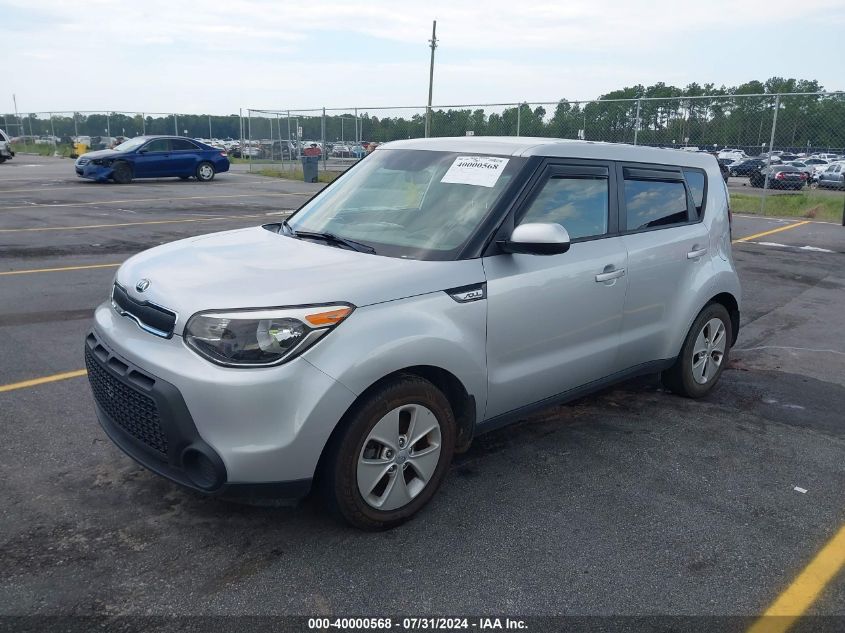 2015 Kia Soul VIN: KNDJN2A26F7770687 Lot: 40000568