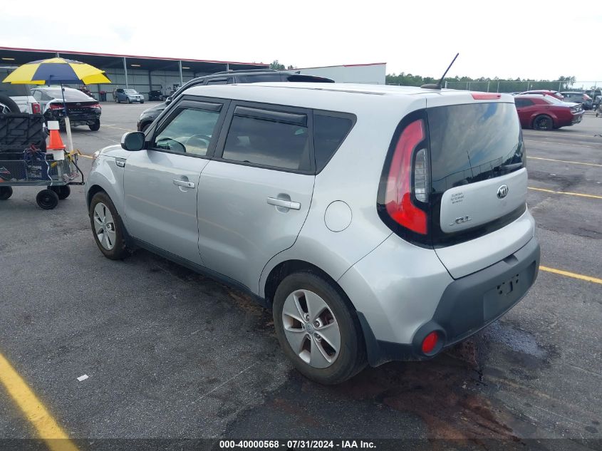 2015 Kia Soul VIN: KNDJN2A26F7770687 Lot: 40000568