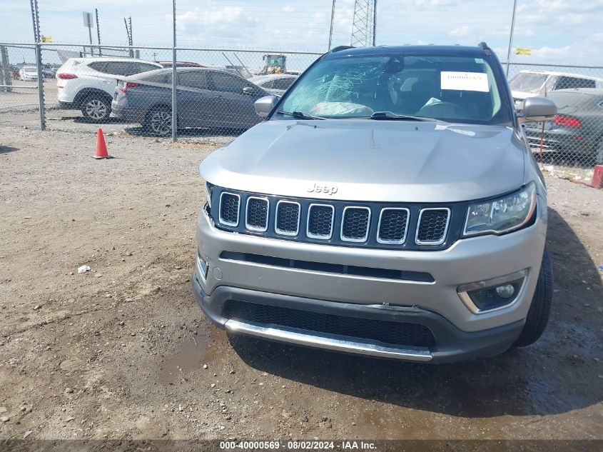 2018 Jeep Compass Limited 4X4 VIN: 3C4NJDCB3JT329027 Lot: 40000569