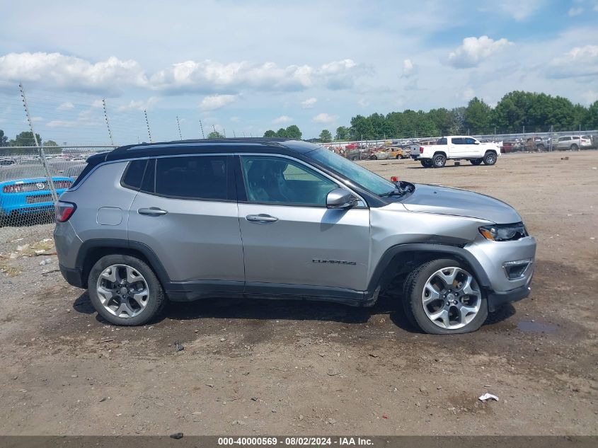 2018 Jeep Compass Limited 4X4 VIN: 3C4NJDCB3JT329027 Lot: 40000569