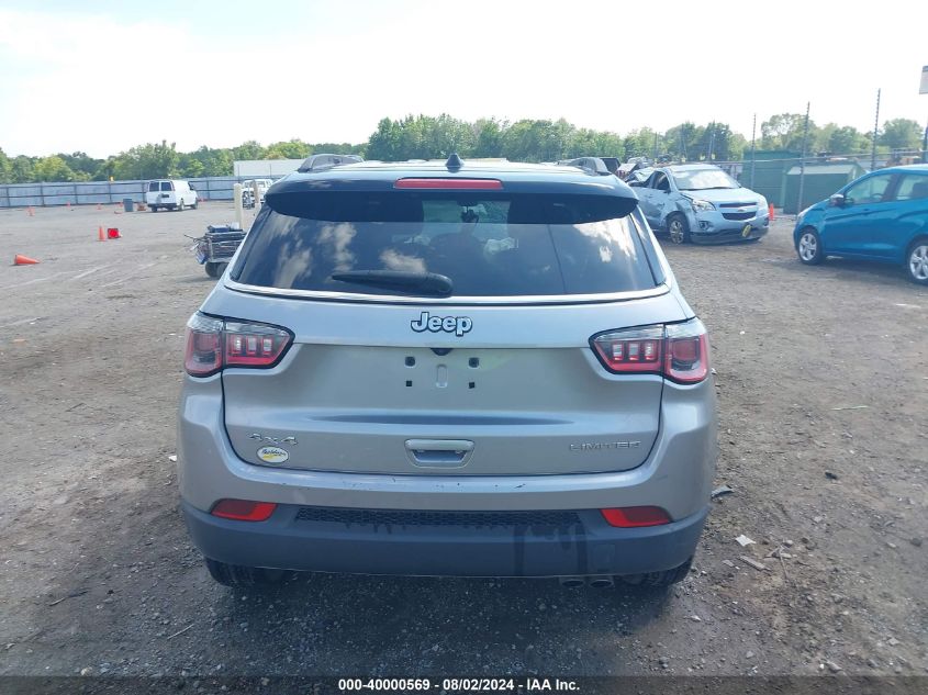 2018 Jeep Compass Limited 4X4 VIN: 3C4NJDCB3JT329027 Lot: 40000569