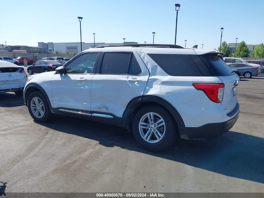 2021 Ford Explorer Xlt VIN: 1FMSK7DH9MGC39096 Lot: 40000570