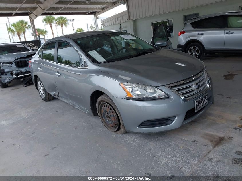 2013 Nissan Sentra S VIN: 3N1AB7AP1DL766639 Lot: 40000572