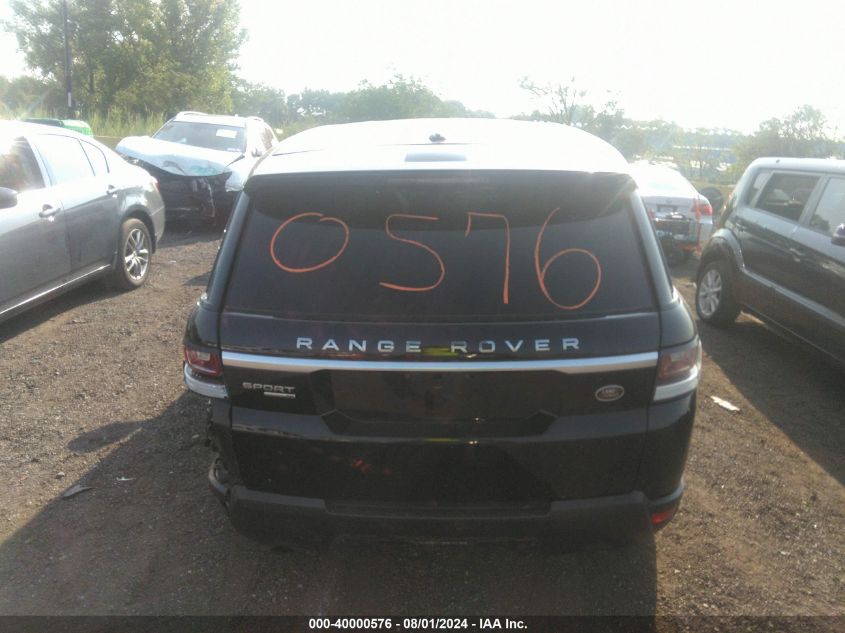 2014 Land Rover Range Rover Sport Se VIN: SALWG2WFXEA326296 Lot: 40000576