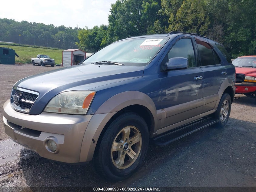 2003 Kia Sorento Ex/Lx VIN: KNDJC733X35057422 Lot: 40000593