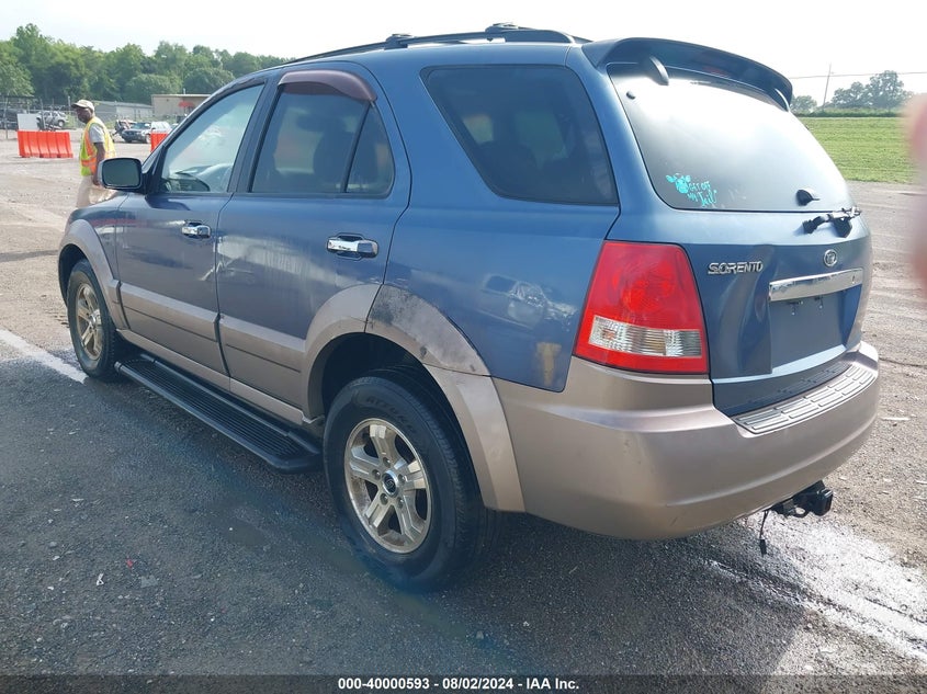 2003 Kia Sorento Ex/Lx VIN: KNDJC733X35057422 Lot: 40000593