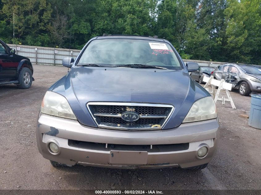 2003 Kia Sorento Ex/Lx VIN: KNDJC733X35057422 Lot: 40000593