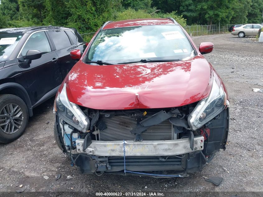 2018 Nissan Murano Sv VIN: 5N1AZ2MHXJN186197 Lot: 40000623