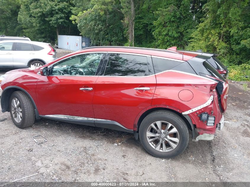 2018 Nissan Murano Sv VIN: 5N1AZ2MHXJN186197 Lot: 40000623