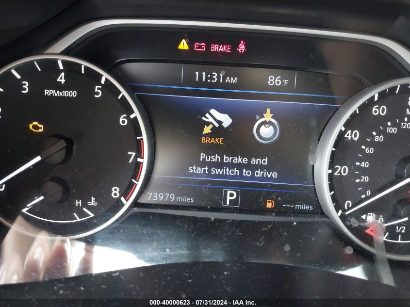 2018 Nissan Murano Sv VIN: 5N1AZ2MHXJN186197 Lot: 40000623