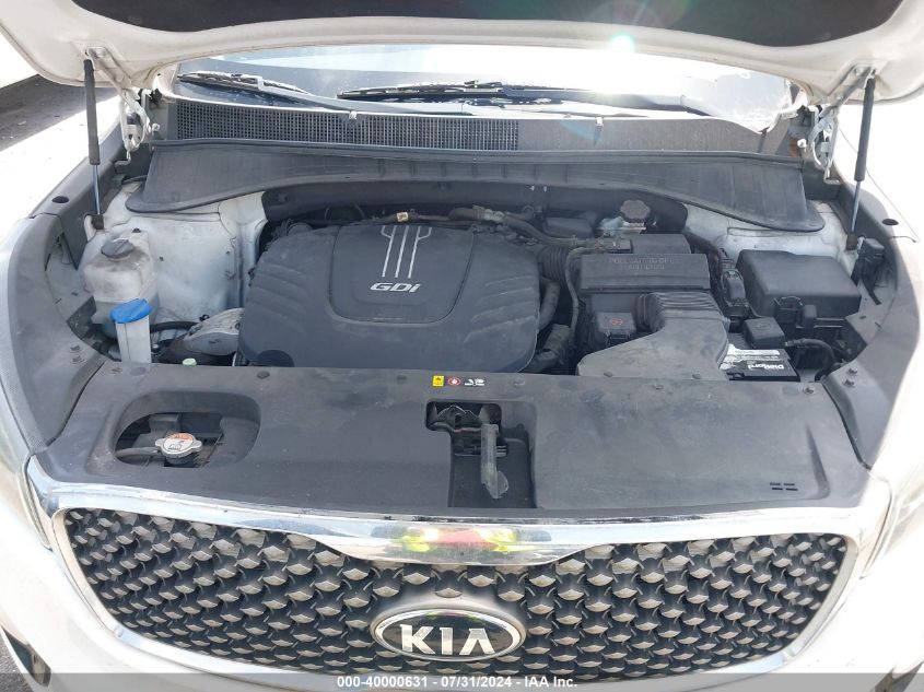 2017 Kia Sorento 3.3L Sx VIN: 5XYPK4A53HG251630 Lot: 40000631