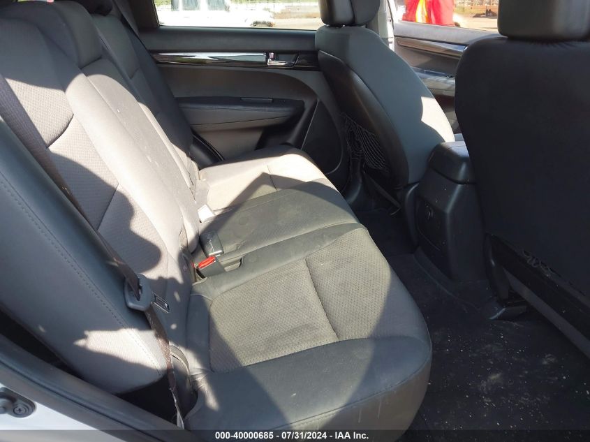 2012 Kia Sorento Lx VIN: 5XYKT3A60CG295880 Lot: 40000685