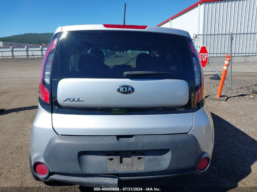 2015 Kia Soul VIN: KNDJN2A29F7783627 Lot: 40000688