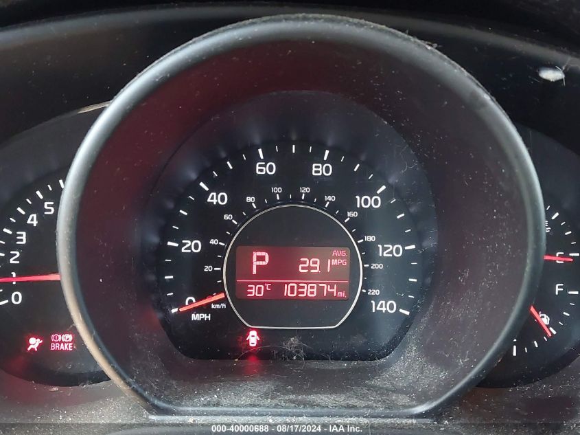 2015 Kia Soul VIN: KNDJN2A29F7783627 Lot: 40000688