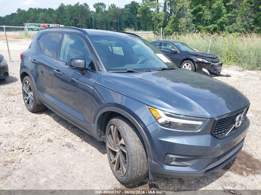 2022 Volvo Xc40 T5 R-Design VIN: YV4162UM8N2659979 Lot: 40000707