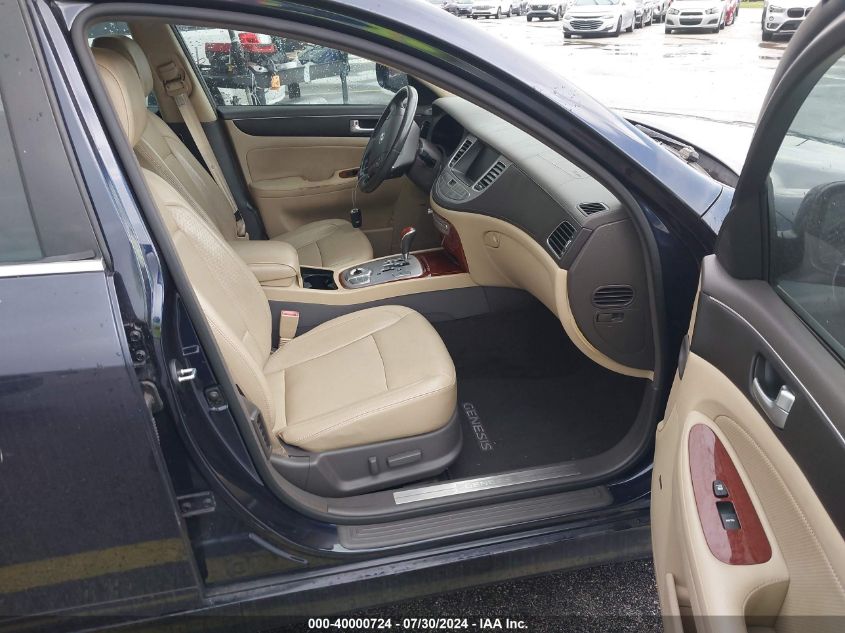 2012 Hyundai Genesis 3.8 VIN: KMHGC4DD4CU206781 Lot: 40000724